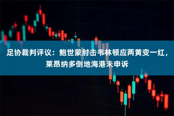足协裁判评议：鲍世蒙肘击韦林顿应两黄变一红，莱昂纳多倒地海港未申诉