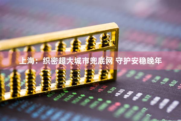 上海：织密超大城市兜底网 守护安稳晚年